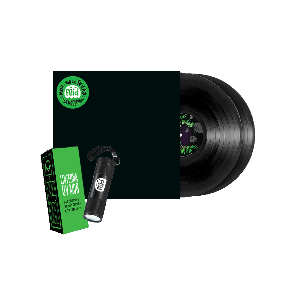 Feid Black Light + MOR, No Le Temas a La Oscuridad 2LP Vinyl All