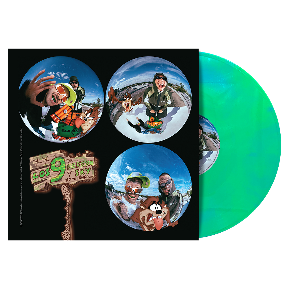 LOS 9 DE FERXXO Y SKY ROMPIENDO 1LP VINYL Front