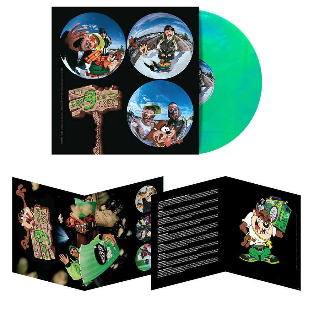 LOS 9 DE FERXXO Y SKY ROMPIENDO 1LP VINYL Inside