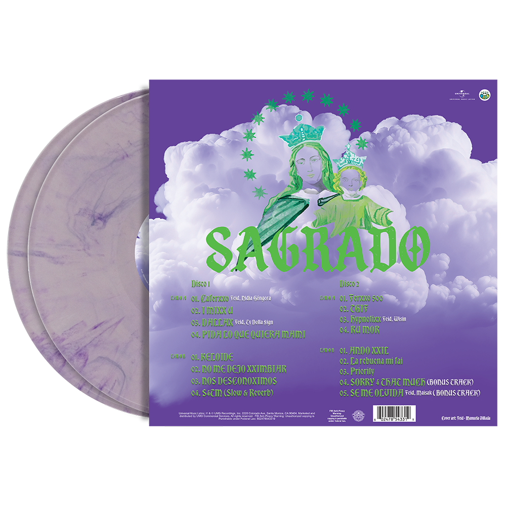 FERXXO VOL X : Sagrado 2LP Vinyl - Back